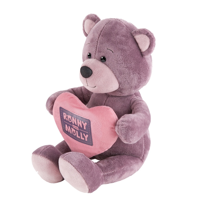 Игрушка Мягконабивная Мишка Ронни с Сердечком, 21 см, в Коробке (RM-R012-21) — фото 3