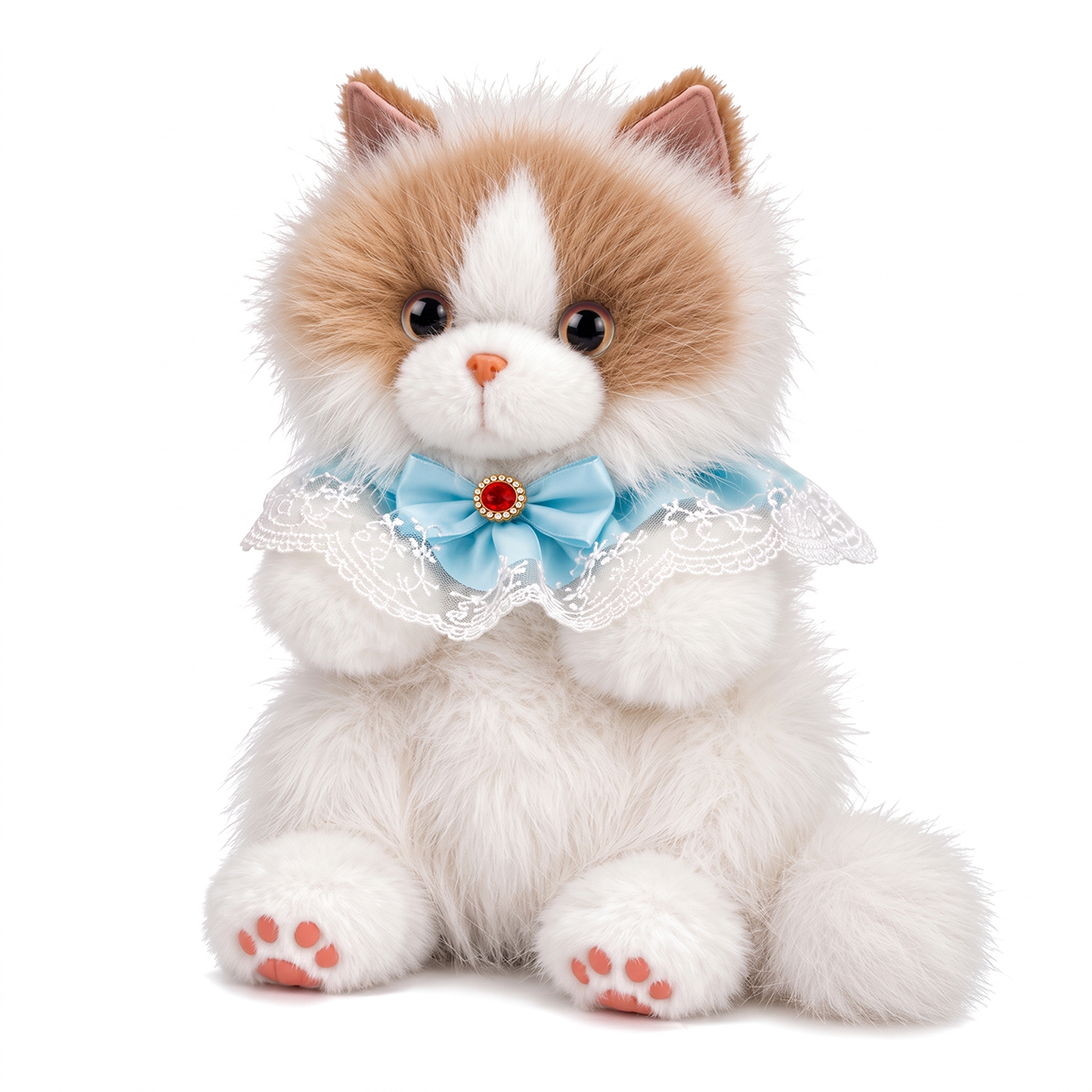 Игрушка Мягконабивная, Кошечка Бело-Коричневая, 40 см (MT260407-40) — фото 3