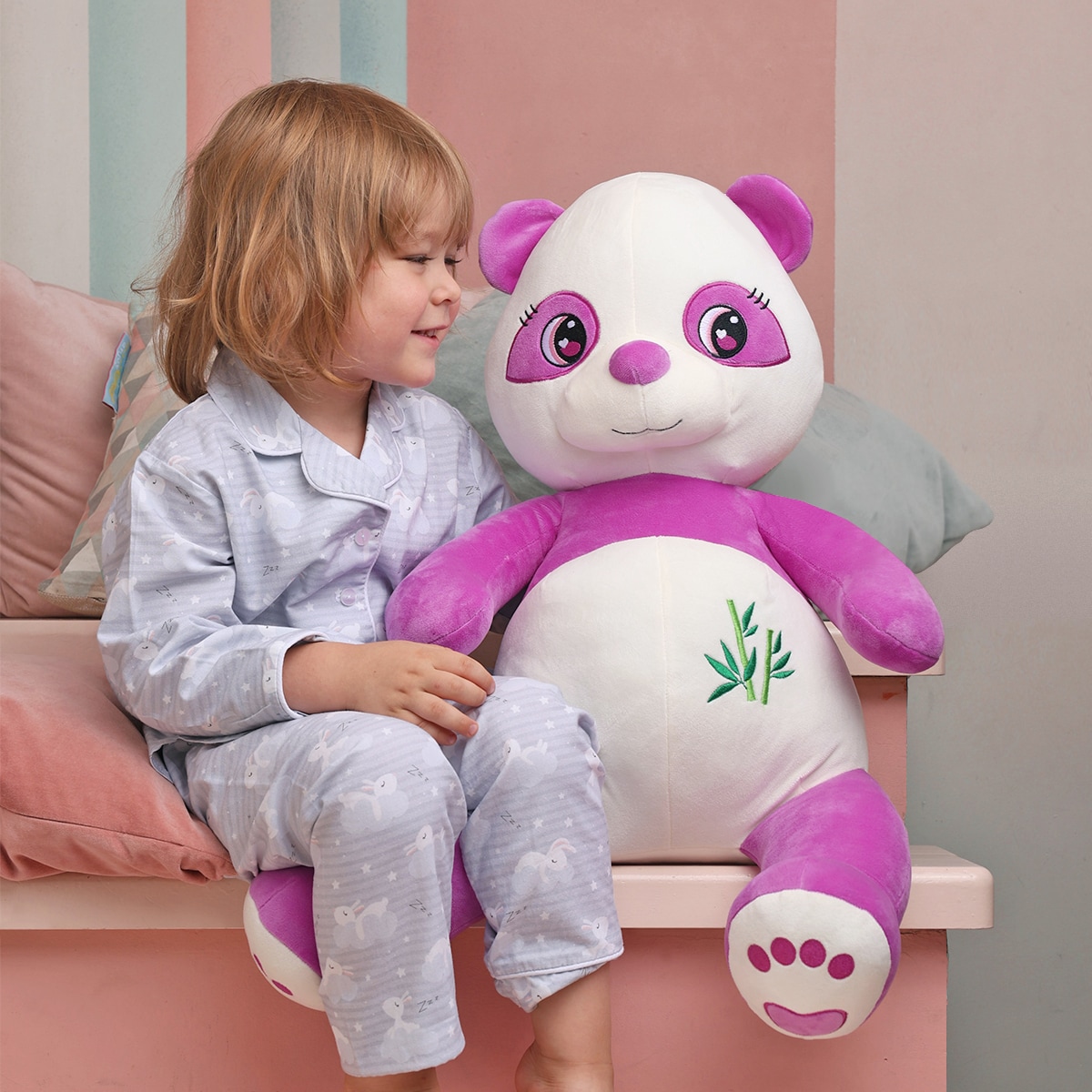 Мягкая Игрушка Maxitoys Luxury, Волшебная Панда с Веточкой Бамбука, 50 см (MT-MRT092022-4-50S) — фото 5