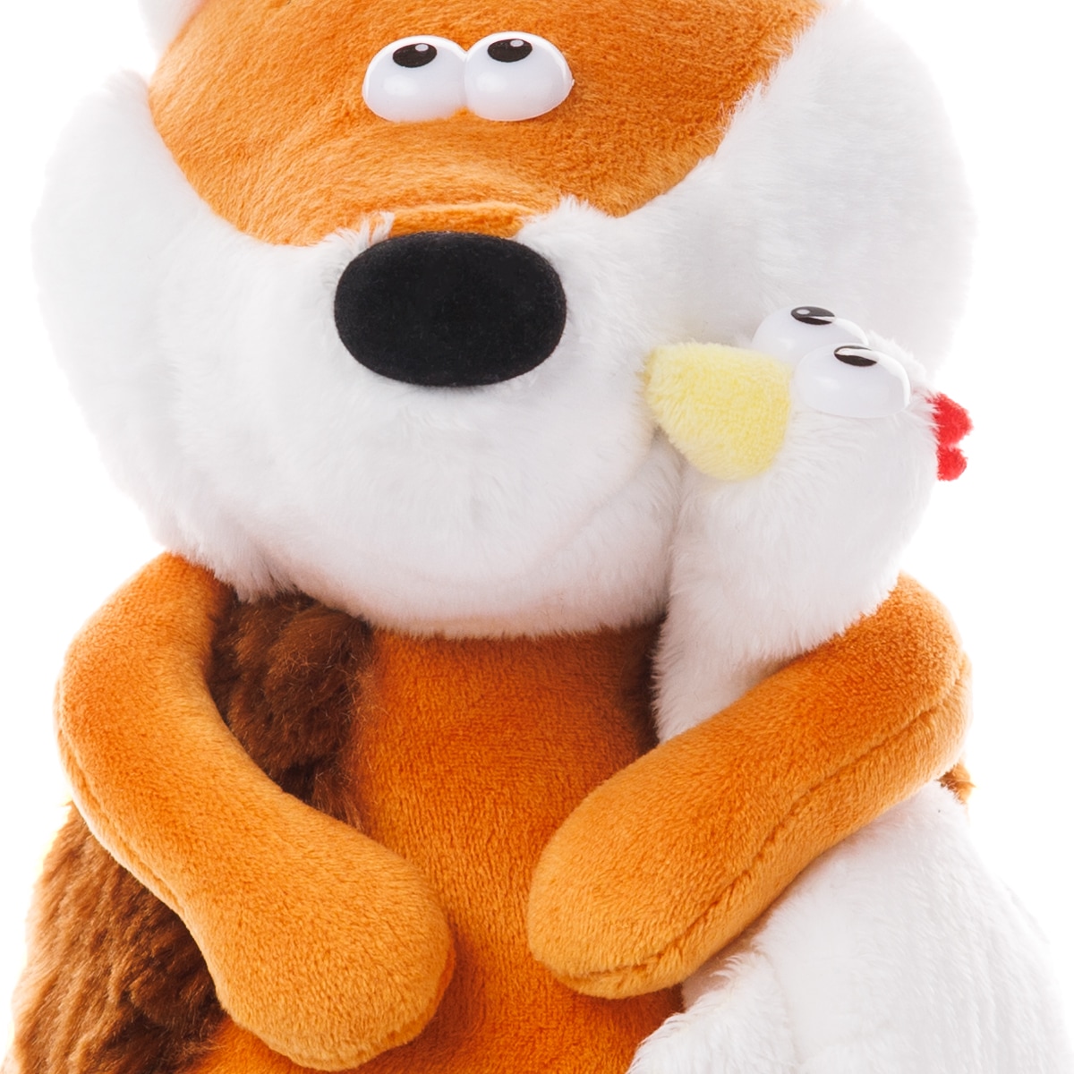 Игрушка Мягконабивная, Ловкий Лис и Курица, 24 см, в Коробке (MT-MRT-D04202307-24) — фото 4