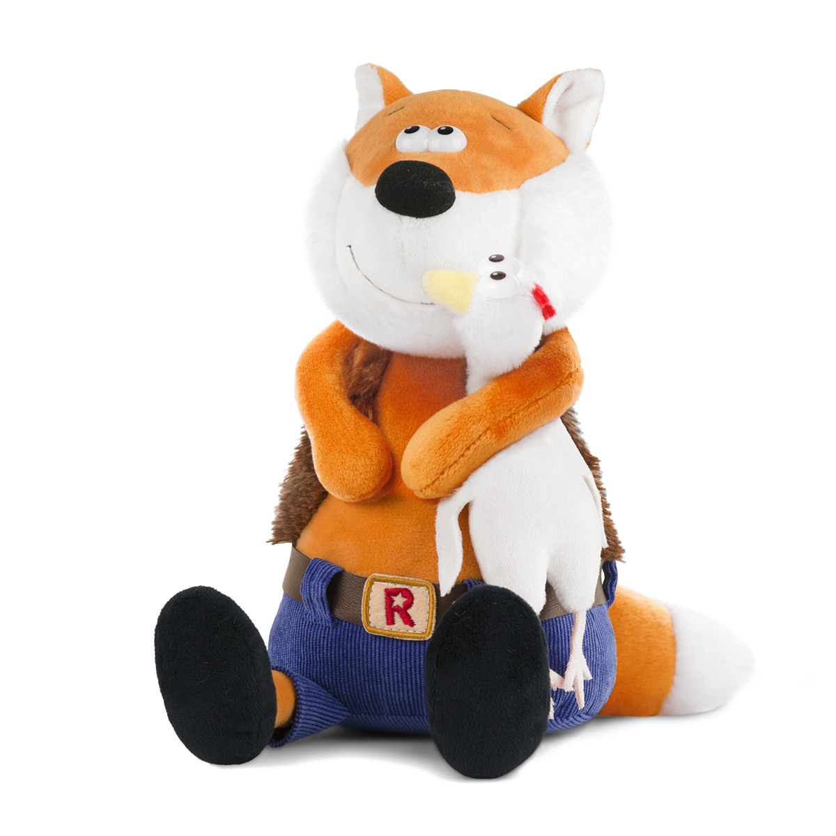 Игрушка Мягконабивная, Ловкий Лис и Курица, 24 см, в Коробке (MT-MRT-D04202307-24) — фото 3