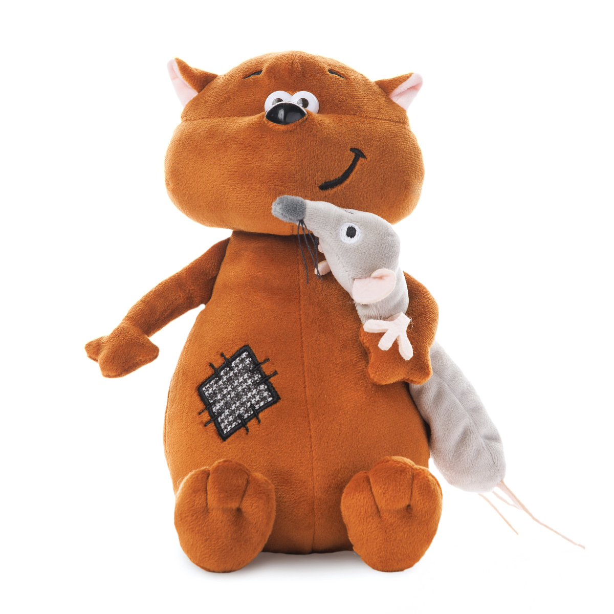 Игрушка Мягконабивная, Котэ и Мышка, 25 см, в Коробке (MT-MRT-D04202301-25)