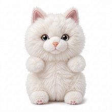 Игрушка Мягконабивная, Кошечка Белая, 15 см (MT260402-15)