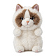 Игрушка Мягконабивная, Кошечка Бело-Коричневая, 15 см (MT260403-15)